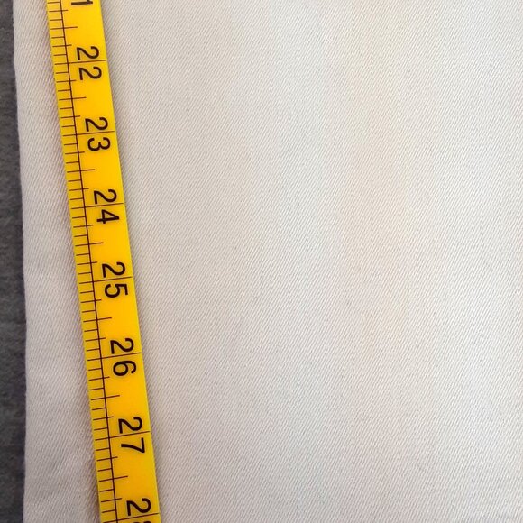 Signature Levi Strauss Woman's Jeans Size 8, Light beige color, High rise - Picture 6 of 11